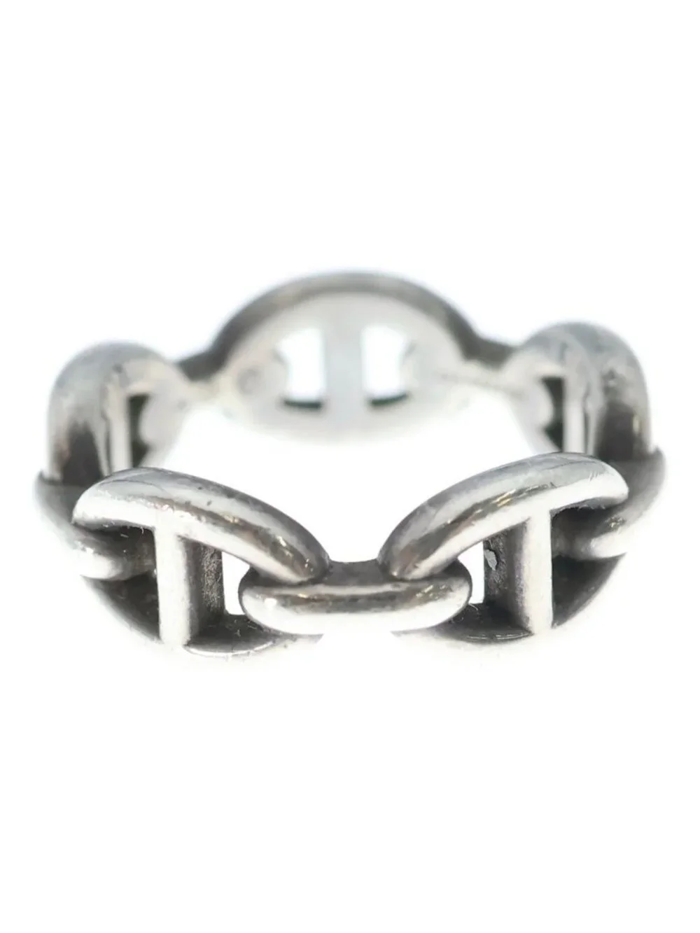 Hermes Chaine D'ancre PM Ring Silver